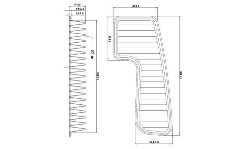 Фильтр воздушный Double Force A-195, арт. DFA3318