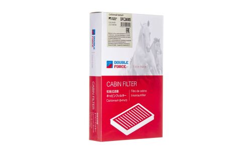Фильтр салонный Double Force, угольный, арт. DFC26005