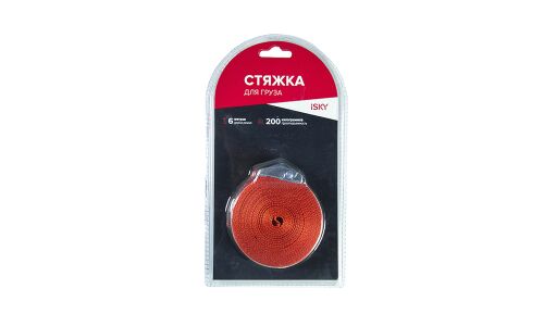 Стяжка груза iSky, 200 кг, 6 м, 25 мм, арт. iCD-2625