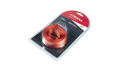Стяжка груза iSky, 200 кг, 3 м, 25 мм, арт. iCD-2325