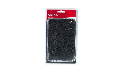 Сетка багажная iSky, 300x700мм, 2 пластиковых крючка, 2 крючка-самореза, чёрная, арт. iCN-3070