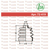 Пыльник ШРУСа Maruichi, наружный, арт. 72-419