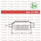 Пыльник рулевой рейки Maruichi, арт. 27-482