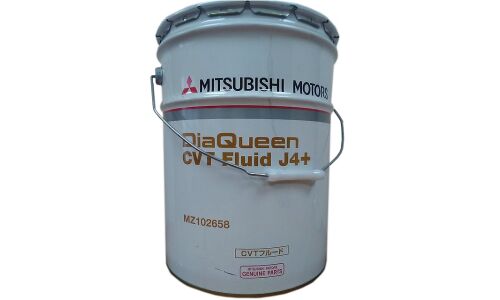 Масло трансмиссионное Mitsubishi CVT Fluid J4+, для вариаторов, 20л, арт. MZ102652