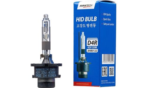 Лампа ксеноновая Avantech HID Bulb D4R (P32d-6), 42В, 35Вт, 4300К, 1 шт, арт. AHB0122