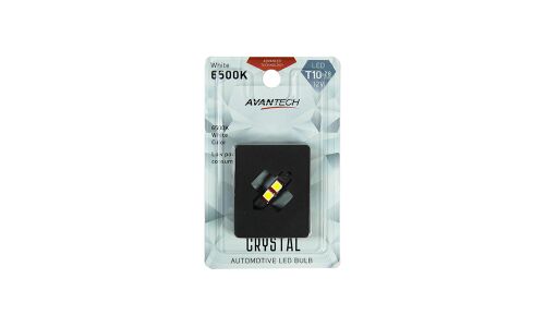 Лампа светодиодная Avantech LED Crystal Festoon (SV8.5, T10x28), 12В, 5Вт, 6500К, 1 шт