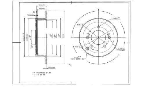 Диск тормозной Avantech, арт. BR1014S