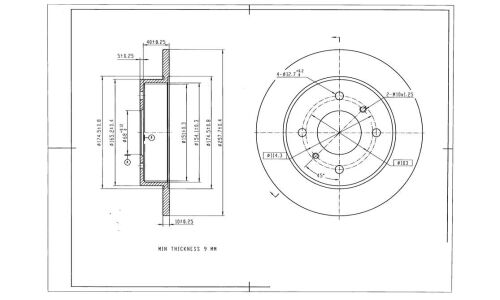 Диск тормозной Avantech, арт. BR0235S