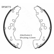 Колодки тормозные барабанные Double Force, комплект на ось (4 шт), арт. DFS8773
