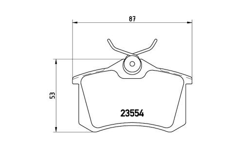 Колодки тормозные Brembo дисковые, арт. P85020