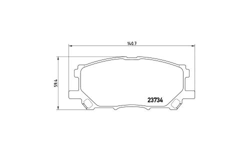Колодки тормозные Brembo дисковые, арт. P83067