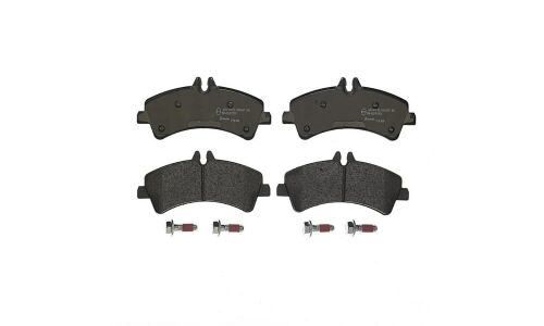 Колодки тормозные дисковые Brembo, комплект на ось (4 шт), арт. P50060