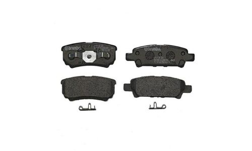 Колодки тормозные дисковые Brembo, комплект на ось (4 шт), арт. P54034