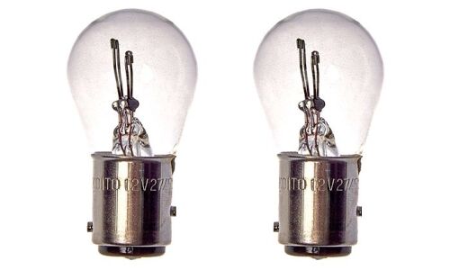 Лампа Koito P27/5W (BAY15d, S25), 12В, 27/5Вт, комплект 2 шт, арт. P4532