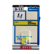 Предохранитель автомобильный Koito, флажковый, мини (MINI S1035-1/FN), жёлтый, 20А, комплект 3 шт, арт. PF2073