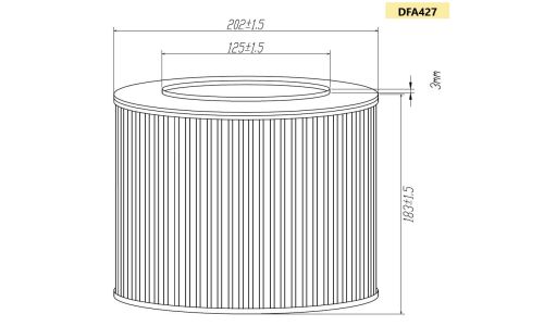 Фильтр воздушный Double Force, арт. DFA427