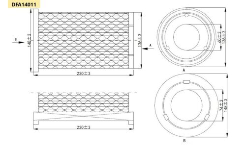 Фильтр воздушный Double Force, арт. DFA14011