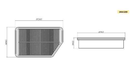 Фильтр воздушный Double Force, арт. DFA1209