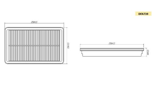 Фильтр воздушный Double Force A-739, арт. DFA739