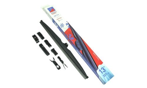 Щетка стеклоочистителя Double Force 325мм (13") каркасная, зимняя, крепления J-Hook, Side Pin (P&H), Pinch Tab, Push Button, 1 шт, арт. DFW13