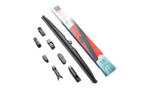 Щетка стеклоочистителя Double Force 450мм (18") каркасная, зимняя, крепления J-Hook, Side Pin (P&H), Pinch Tab, Push Button, 1 шт, арт. DFW18