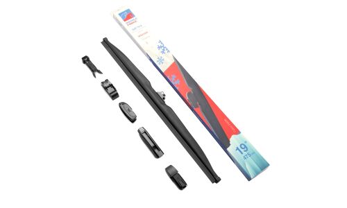 Щетка стеклоочистителя Double Force 475мм (19") каркасная, зимняя, 7 переходников, 1 шт, арт. DFW19