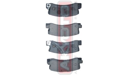 Колодки тормозные дисковые Akyoto, задние, комплект на ось (4 шт), арт. AKD-1180