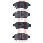 Колодки тормозные дисковые Akyoto, передние, комплект на ось (4 шт), арт. AKD-1211