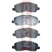 Колодки тормозные дисковые Akyoto, передние, комплект на ось (4 шт), арт. AKD-1262