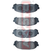 Колодки тормозные дисковые Akyoto, задние, комплект на ось (4 шт), арт. AKD-1409