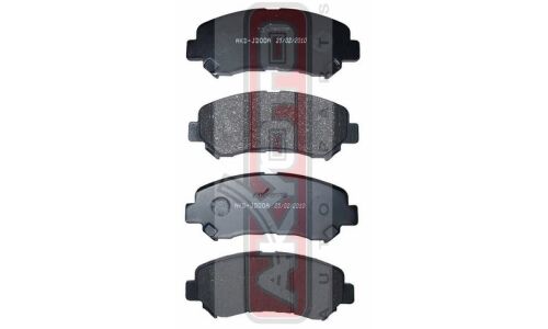 Колодки тормозные дисковые Akyoto, передние, комплект на ось (4 шт), арт. AKD-JD00A