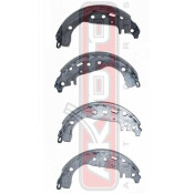 Колодки тормозные барабанные Akyoto, комплект на ось (4 шт), арт. AKS-2342