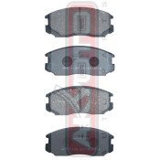 Колодки тормозные дисковые Akyoto, передние, комплект на ось (4 шт), арт. AKD-1126