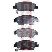 Колодки тормозные дисковые Akyoto, передние, комплект на ось (4 шт), арт. AKD-1158