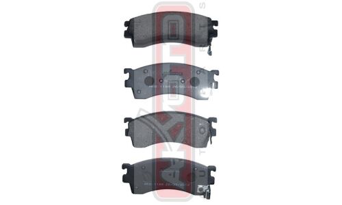 Колодки тормозные дисковые Akyoto, передние, комплект на ось (4 шт), арт. AKD-1188