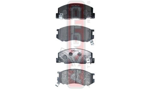 Колодки тормозные дисковые Akyoto, передние, комплект на ось (4 шт), арт. AKD-1198