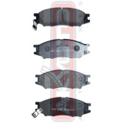 Колодки тормозные дисковые Akyoto, передние, комплект на ось (4 шт), арт. AKD-1210