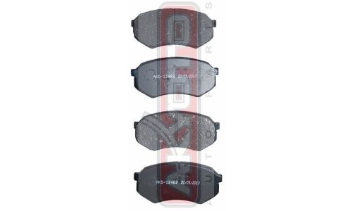 Колодки тормозные дисковые Akyoto, передние, комплект на ось (4 шт), арт. AKD-12462