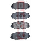 Колодки тормозные дисковые Akyoto, передние, комплект на ось (4 шт), арт. AKD-12610