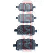 Колодки тормозные дисковые Akyoto, передние, комплект на ось (4 шт), арт. AKD-1401