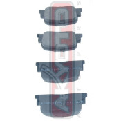 Колодки тормозные дисковые Akyoto, задние, комплект на ось (4 шт), арт. AKD-1431
