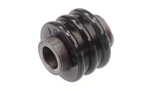 Полиуретановая втулка амортизатора, передней подвески нижняя (ребристая) PolyBlack, арт. T03085