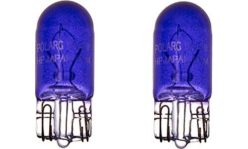 Лампа Koito (Polarg) Color Bulb W5W (W2.1x9.5d, T10), 12В, 5Вт, фиолетовая, комплект 2 шт, арт. P8613V