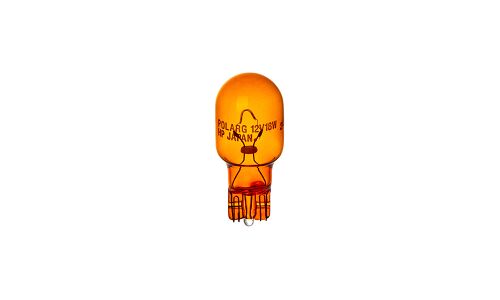 Лампа Koito (Polarg) Color Bulb W16W (W2.1x9.5d, T15), 12В, 16Вт, оранжевая, 1 шт, арт. P8714A