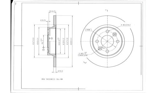 Диск тормозной Avantech, арт. BR3000S