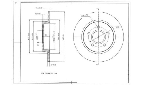 Диск тормозной Avantech, арт. BR3001S