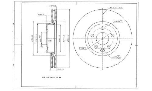 Диск тормозной Avantech, арт. BR3002S