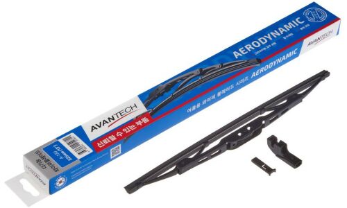 Щетка стеклоочистителя Avantech Aerodynamic 325мм (13") каркасная, летняя, крепление Bayonet, J-Hook, 1 шт, арт. A-13U