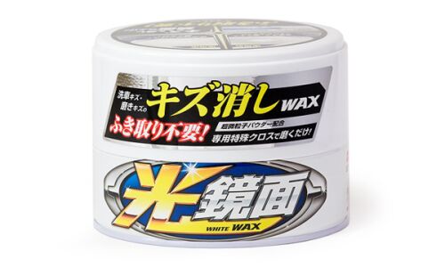 Полироль кузова Soft 99 Scratch Clear, для восстановления лакокрасочного покрытия светлых автомобилей, банка 200г (+салфетка), арт. 00418