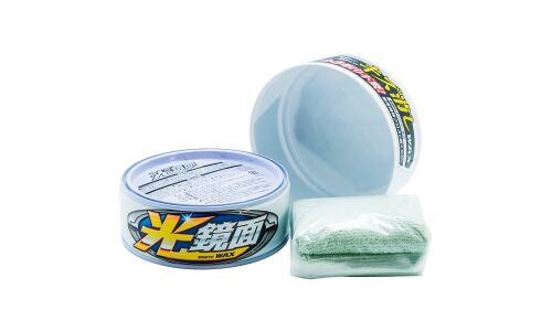 Полироль кузова Soft 99 Scratch Clear, для восстановления лакокрасочного покрытия светлых автомобилей, банка 200г (+салфетка), арт. 00418